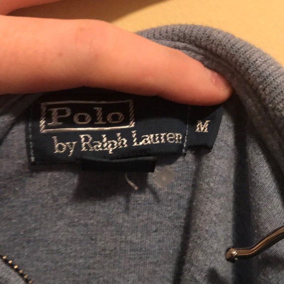 Blue polo sweater - Picture 3 of 3
